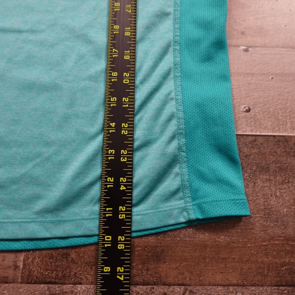 Nike Running Dri-FIT Men’s Size Medium Teal Blue Athletic Short Sleeve Shirt - Picture 5 of 10